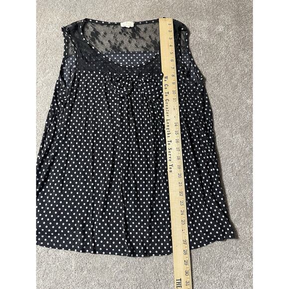 Womens Plus Top 3X Black Sheer Lace Bow Whimsigoth Dark Fairy Rockabilly Y2K - Picture 4 of 7